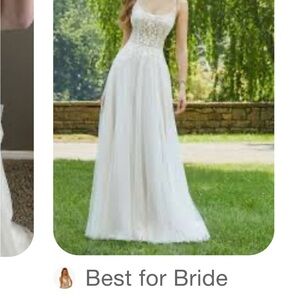 Elegant White Bridal Gown